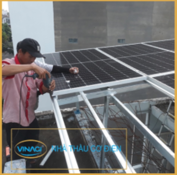 Lắp đặt hệ thống năng lượng mặt trời - Điện Xanh Việt Nhật - Công Ty Cổ Phần Công Nghiệp Xanh Việt Nhật